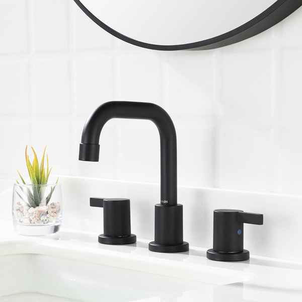 Parlos Home Widespread Bathroom Faucet with Drain Assembly & Reviews